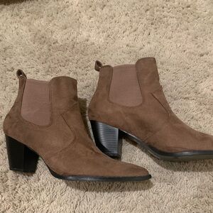 Elegant Brown Ankle Booties